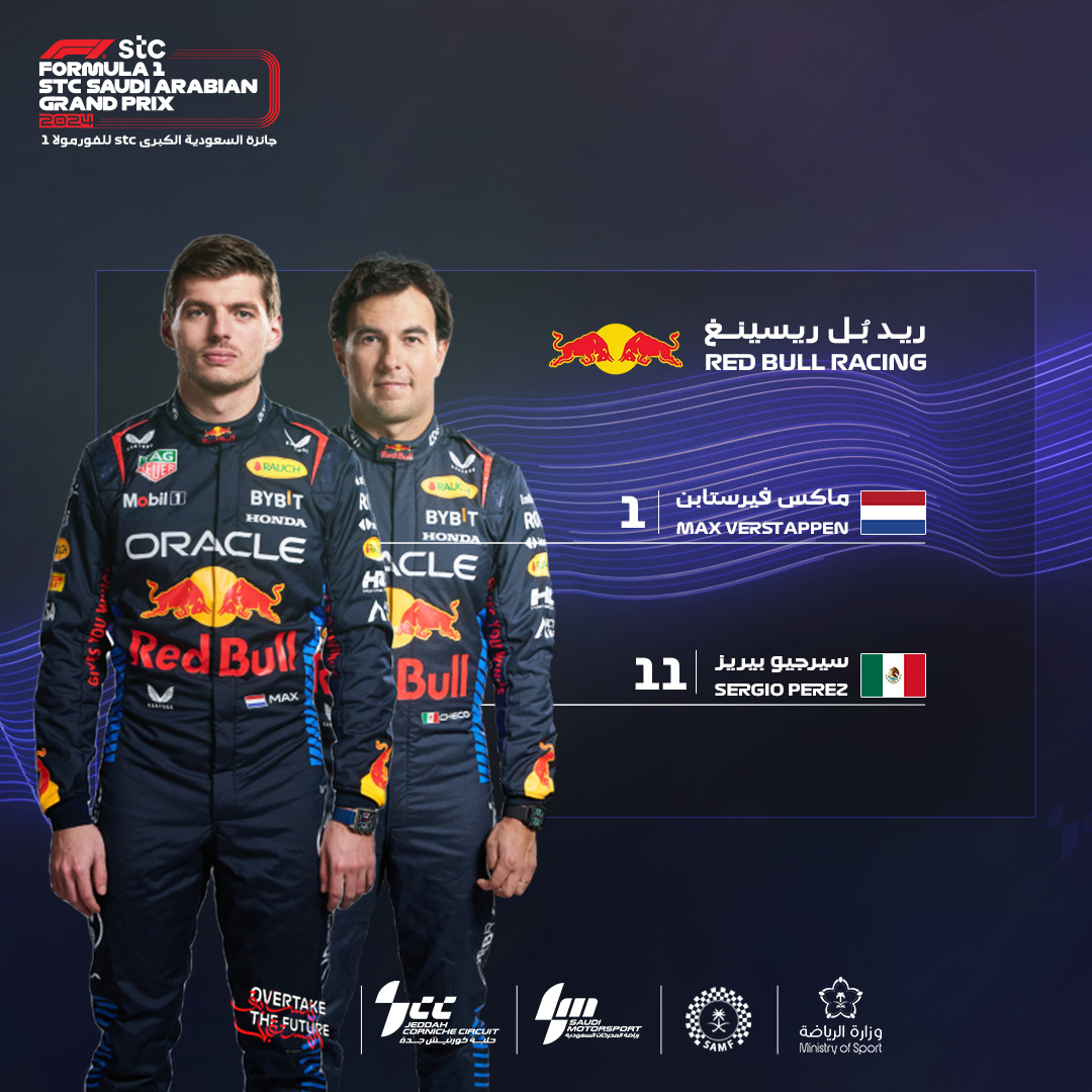Red Bull Racing driver line-up — Verstappen and Perez