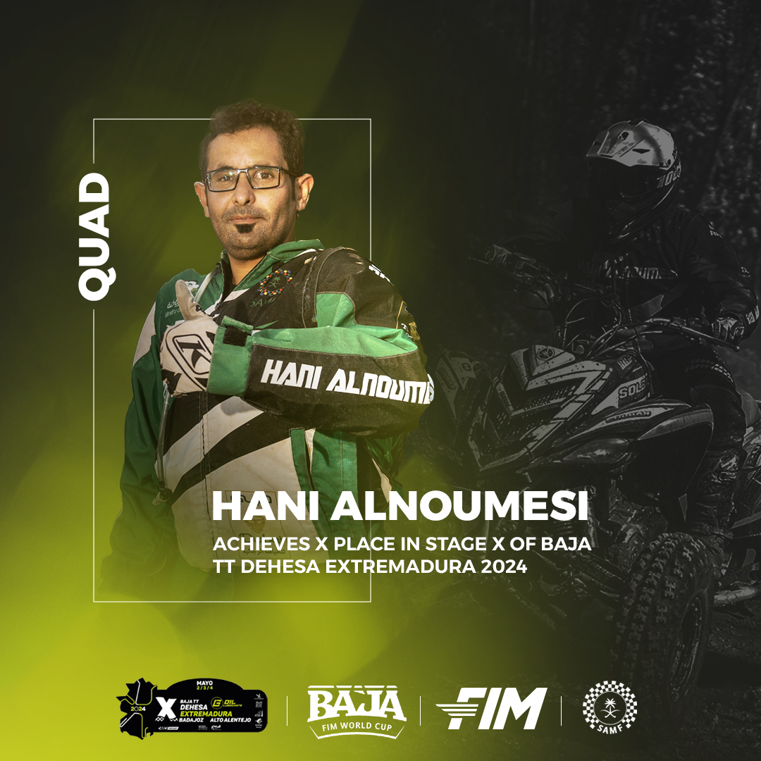 Hani Alnoumesi — stage result