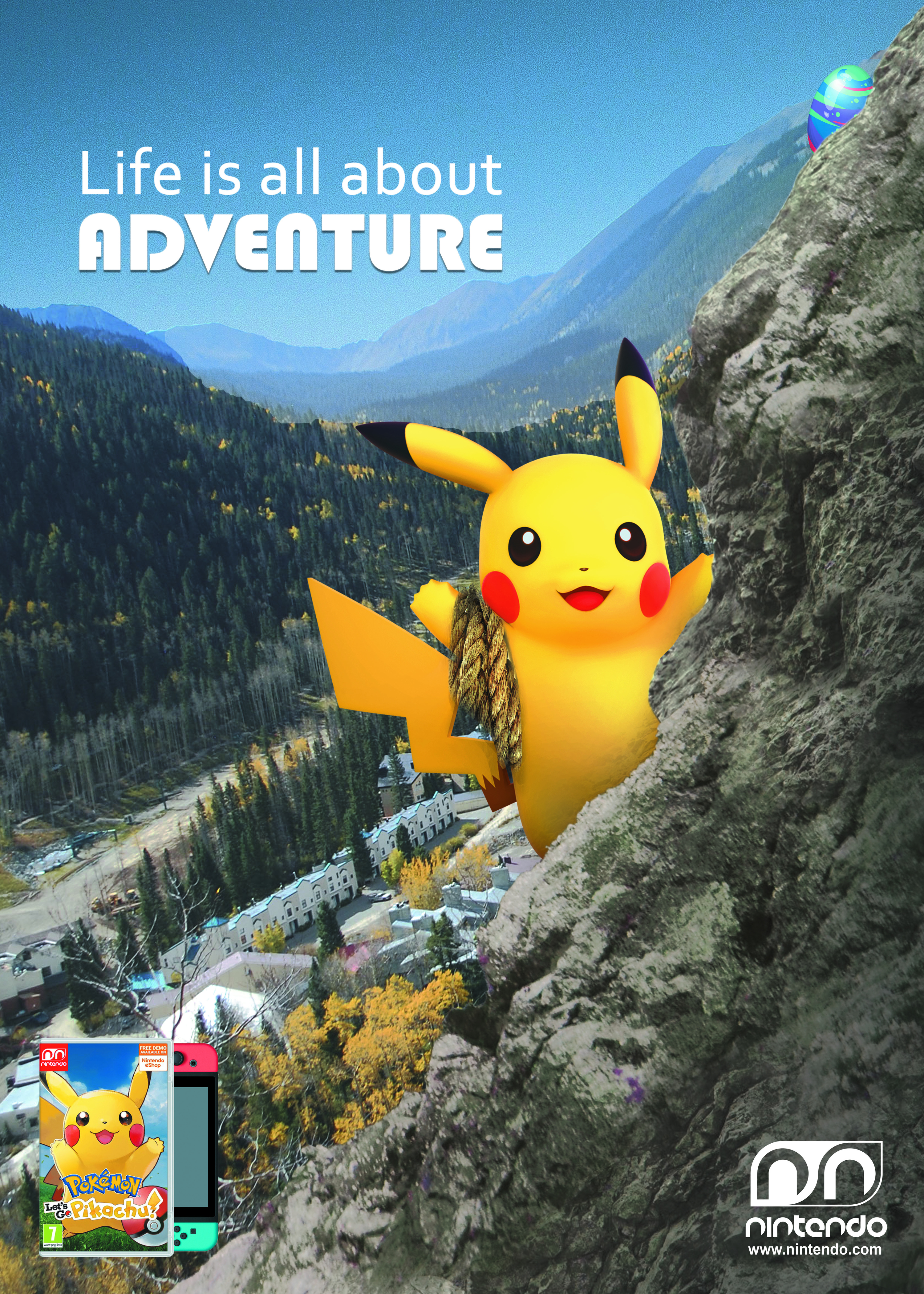 Life is all about adventure — Pokémon Let's Go Pikachu