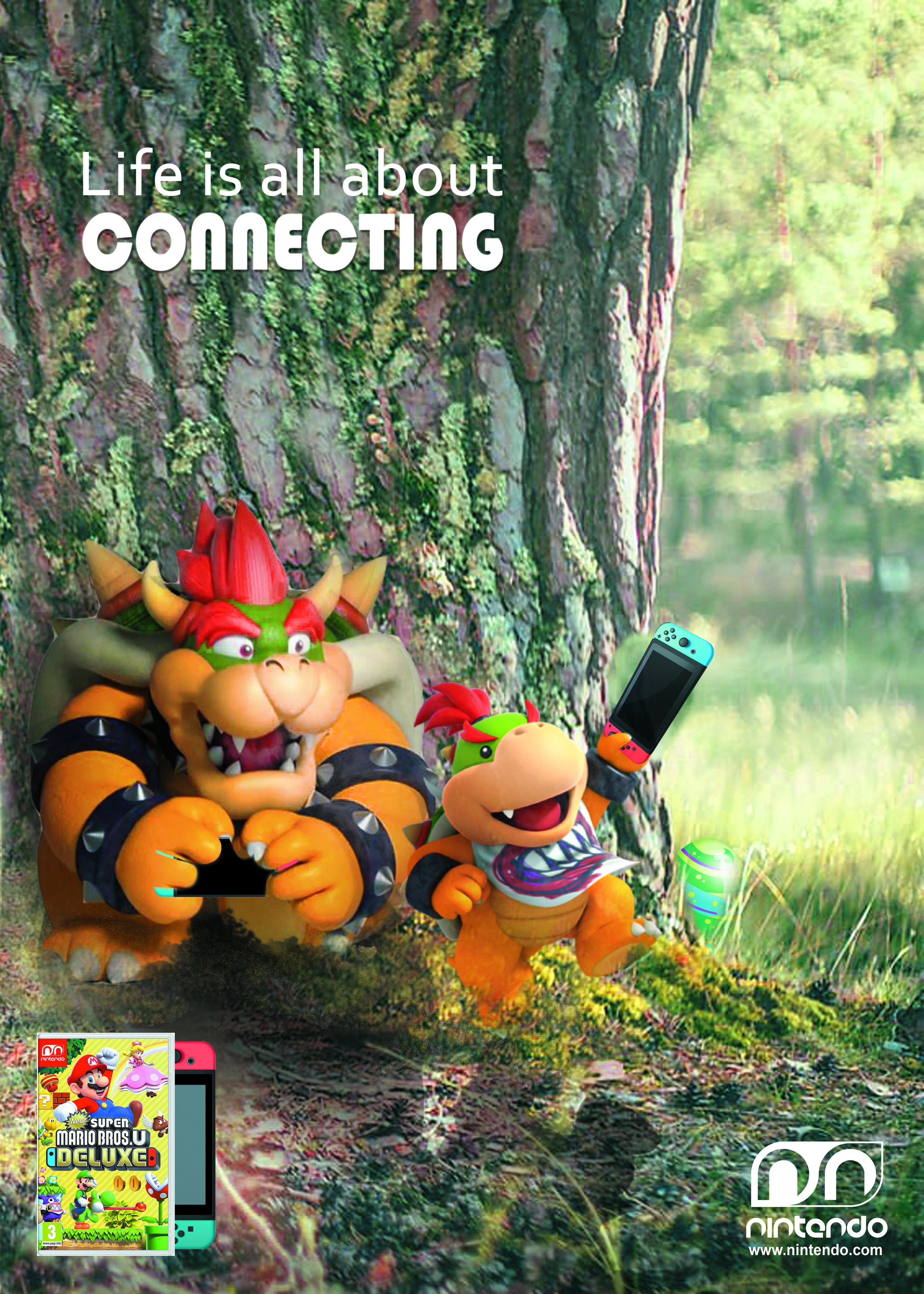Life is all about connecting — New Super Mario Bros. U Deluxe