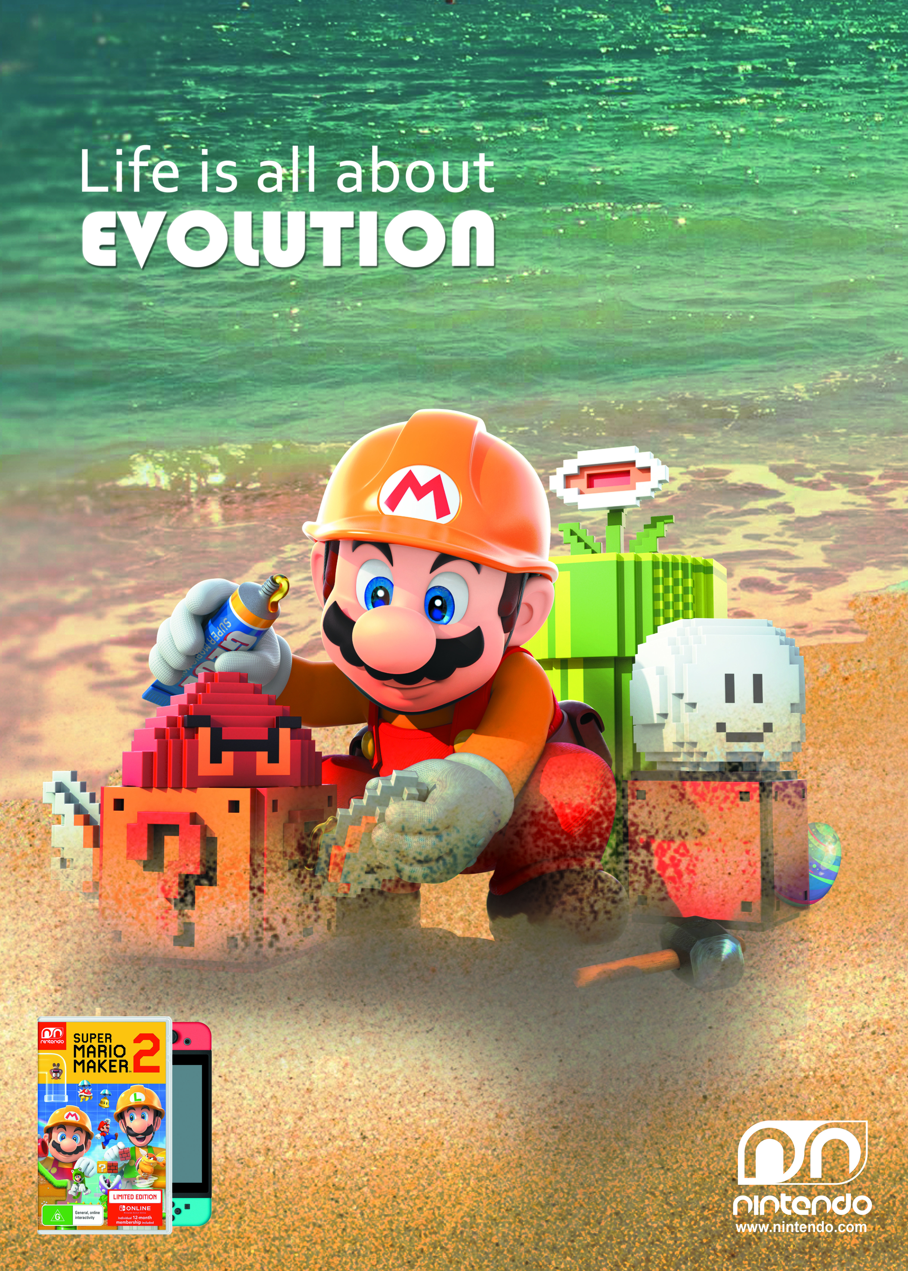Life is all about evolution — Super Mario Maker 2